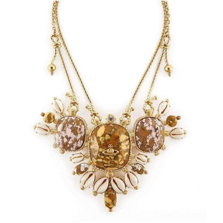 Gold Plated Lusaka Necklace