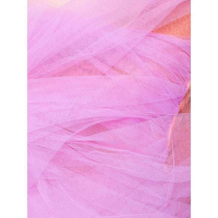 Pink Tulle Layer Second Skin Bodysuit