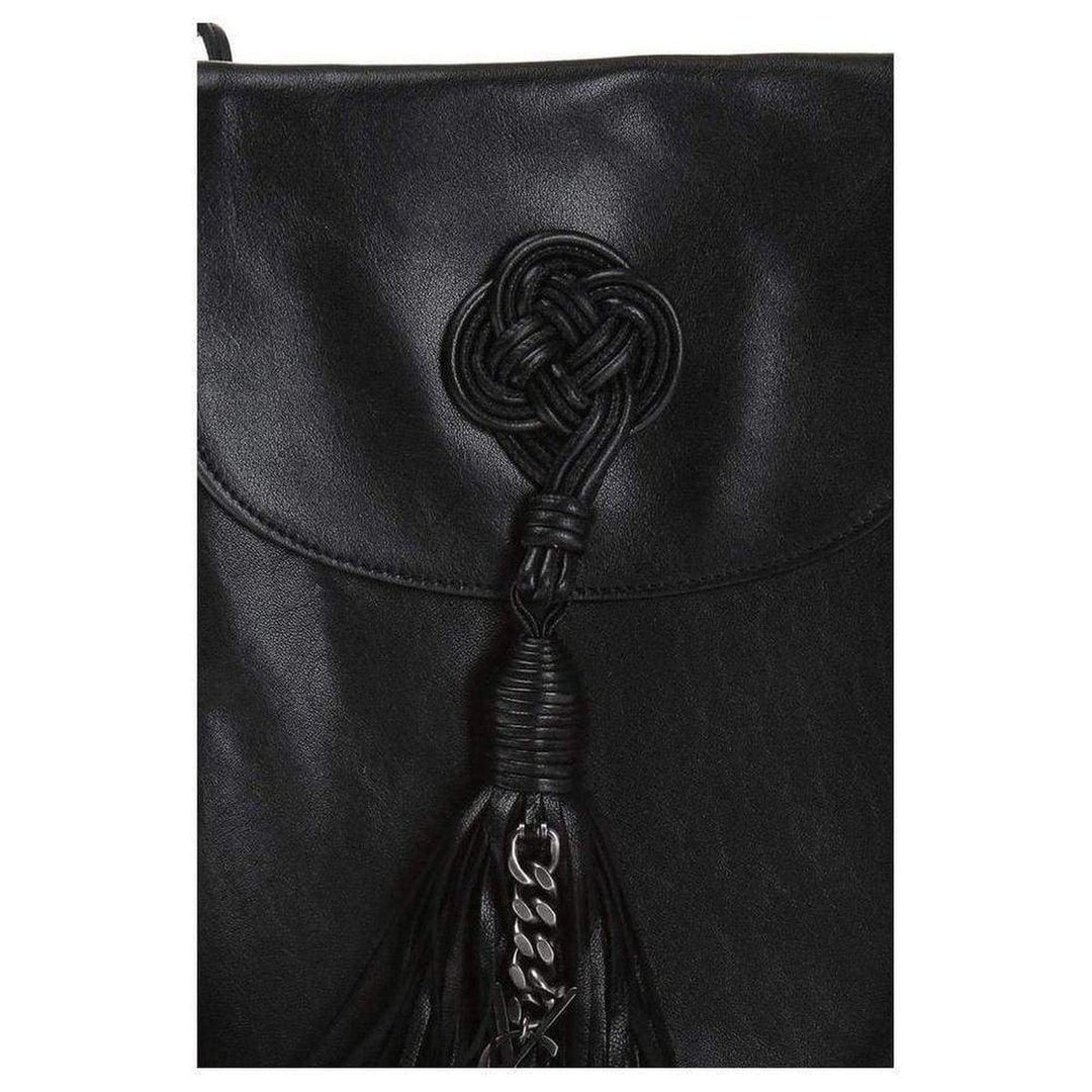 Anita Fringe Leather Crossbody Bag