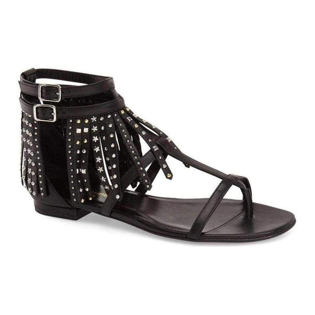 Leather Fringe Sandals