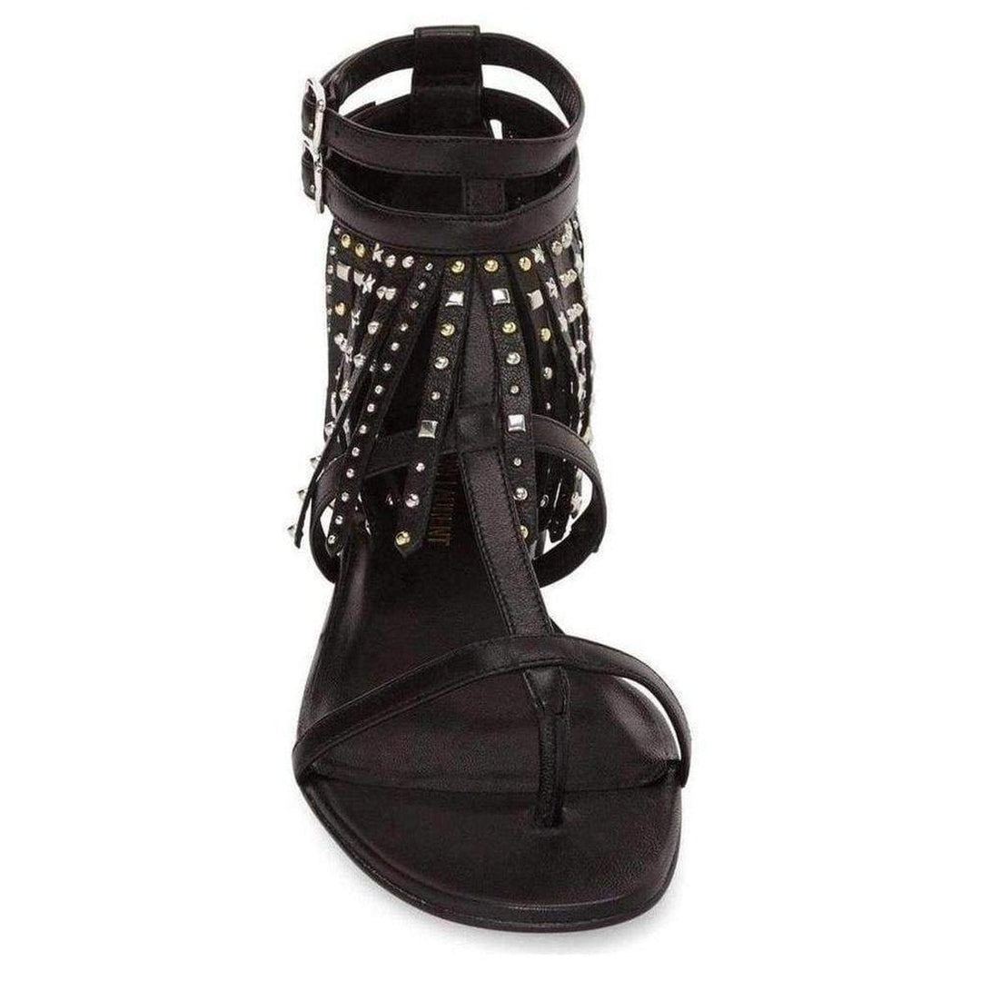 Leather Fringe Sandals