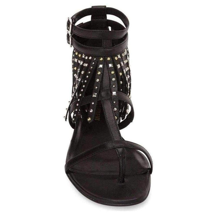 Leather Fringe Sandals