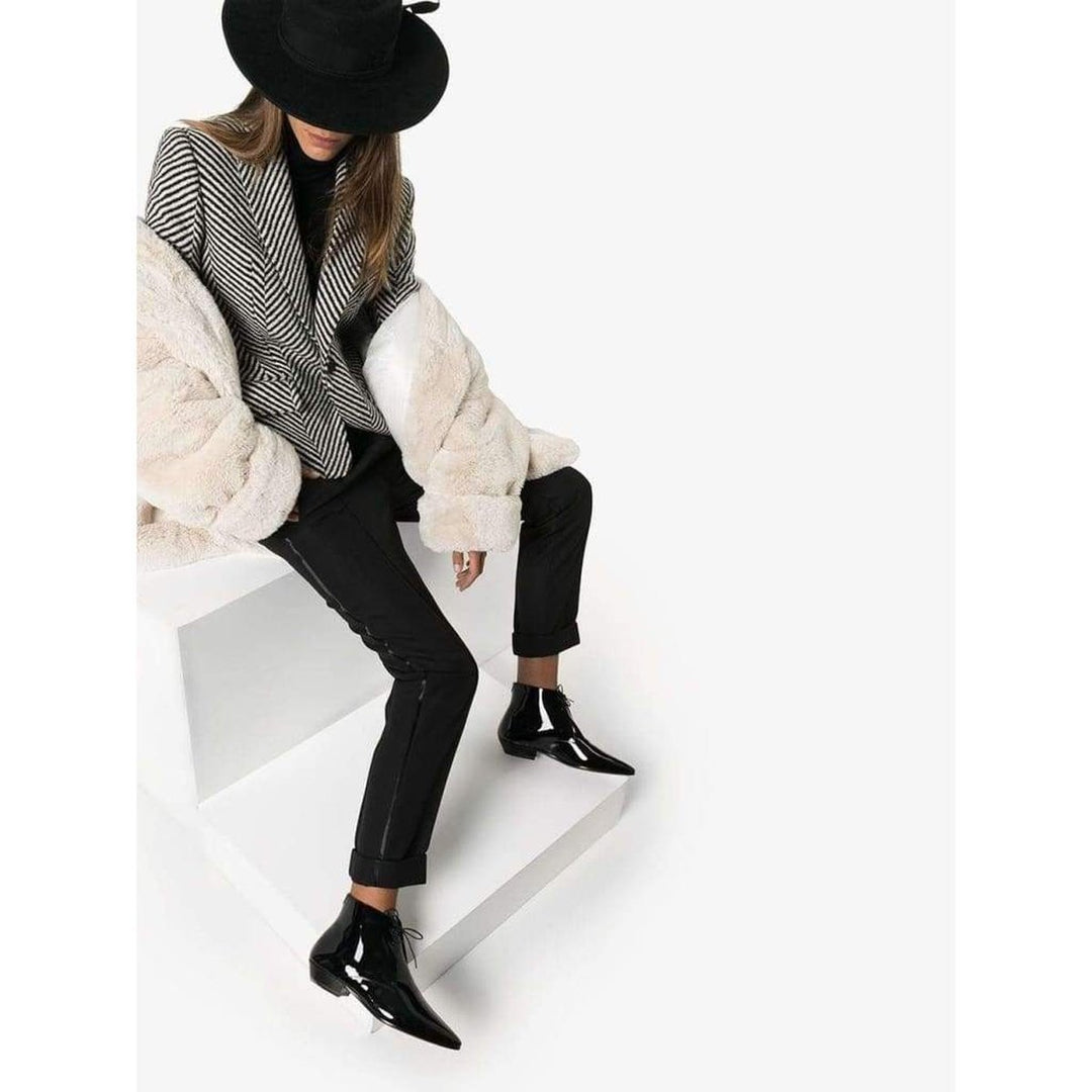 Pathen Leather Ankle Boots
