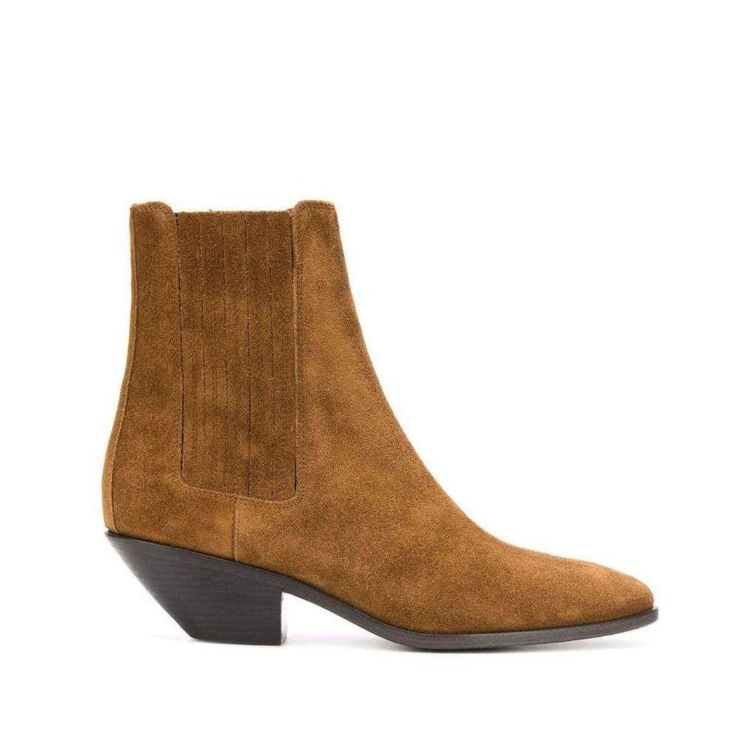 Yves Saint Laurent-West Chelsea Leather boots - Runway Catalog
