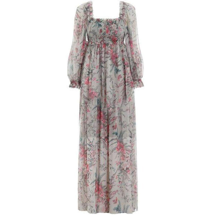 Zimmermann-Bayou Shirred Long Dress - Runway Catalog