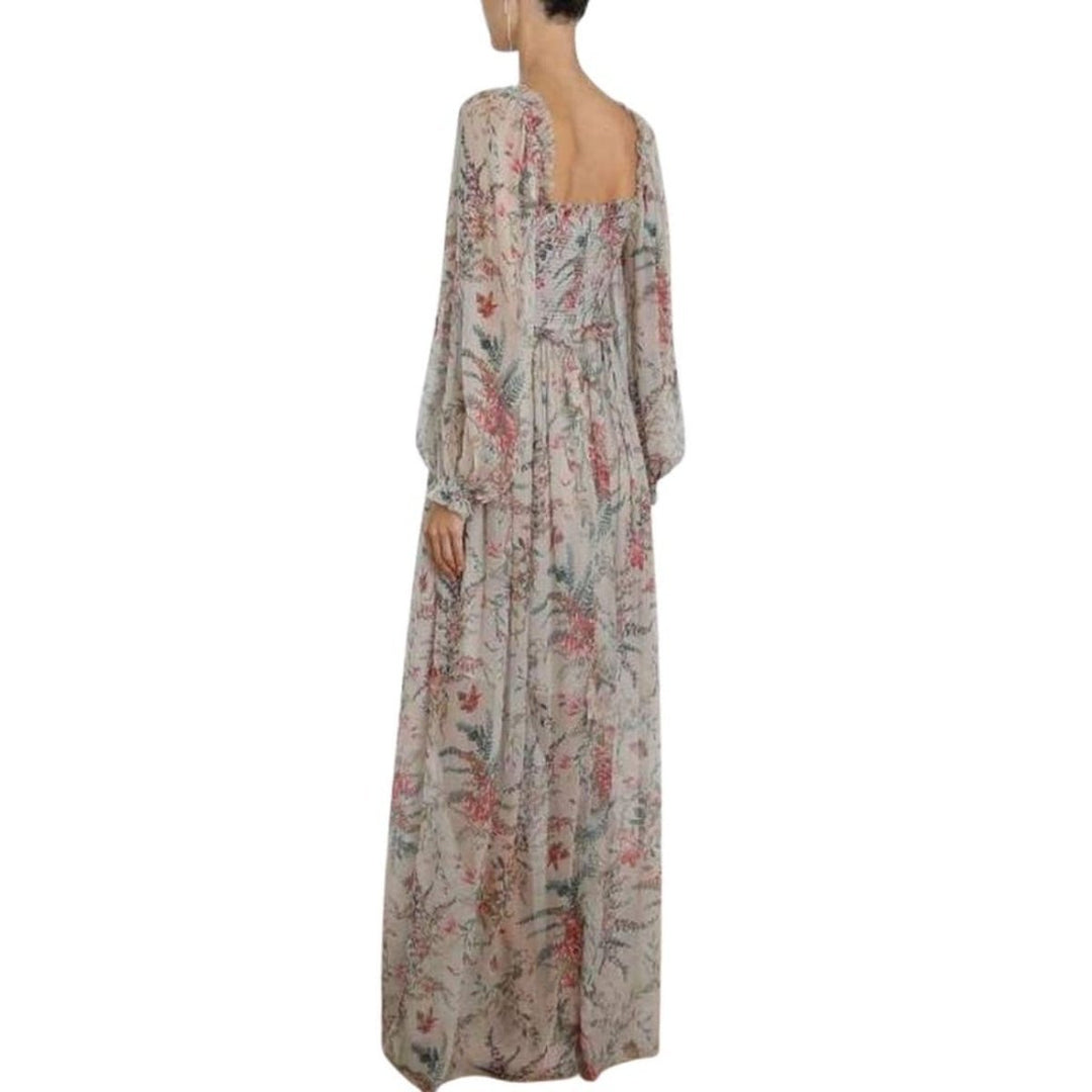 Bayou Shirred Long Dress
